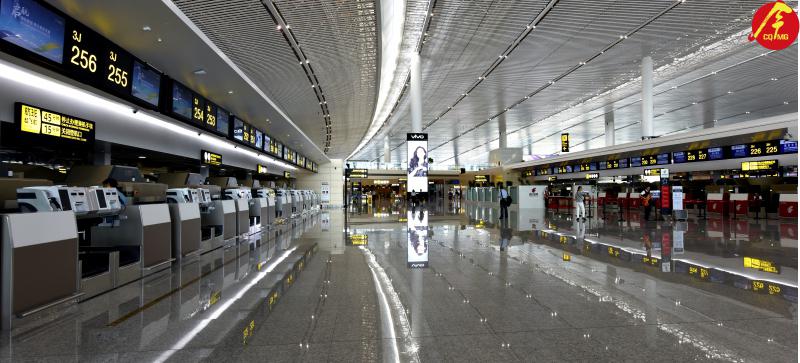 重庆江北国际机场T3航站楼内景