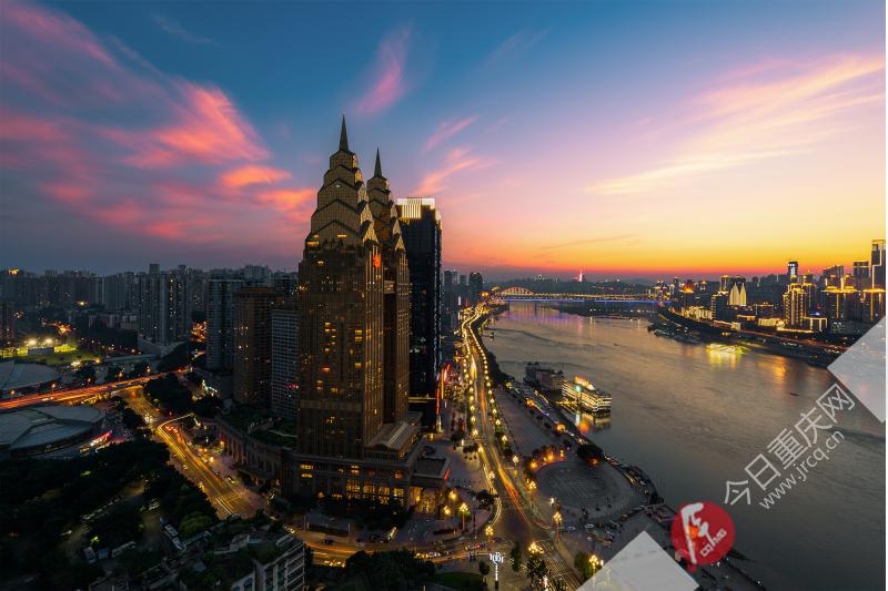 重庆城市风光-双子塔